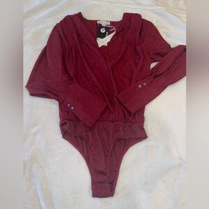 She + Sky Bodysuit Blouse